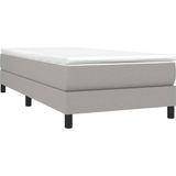 VidaXL Boxspringframe Stof Lichtgrijs 90x190 cm