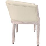 vidaXL Bankje 98x56x69 cm linnen beige