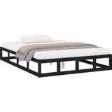 VidaXL Bedframe Massief Hout 120x190 cm - 4FT Small Double