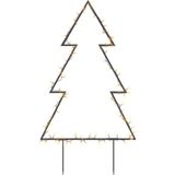 vidaXL Kerstverlichting kerstboom met grondpinnen 80 LED's 60 cm