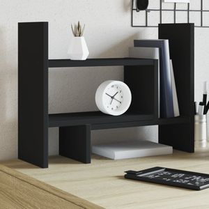 vidaXL Bureau organiser 38,5x17x39 cm bewerkt hout zwart