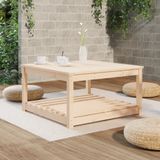 VidaXL Tuintafel 82,5x82,5x45 cm - Massief Grenenhout