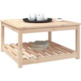 VidaXL Tuintafel 82,5x82,5x45 cm - Massief Grenenhout