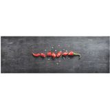 vidaXL Keukenmat wasbaar Pepper 45x150 cm