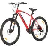 vidaXL Mountainbike 21 versnellingen 29 inch wielen 48 cm frame rood