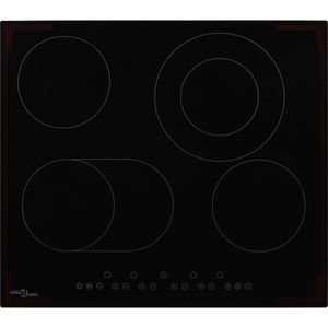 Keramische kookplaat met 4 kookzones aanraakbediening 6600 W