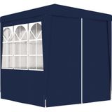 VidaXL Professionele Partytent 2x2m Blauw - Zijwanden 90 g/m²