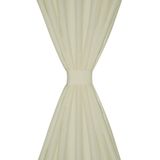 vidaXL-Micro-Satijnen-Gordijnen-met-Ringen-140-x-245-cm-2-stuks-(Creme)