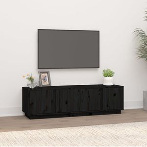 vidaXL-Tv-meubel-140x40x40-cm-massief-grenenhout-zwart