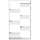 vidaXL Kamerscherm 100x33x175 cm bewerkt hout wit