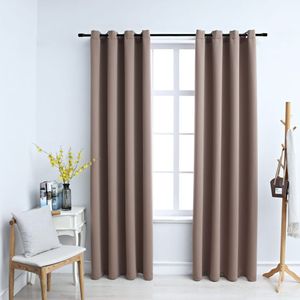 vidaXL-Gordijn-verduisterend-met-metalen-ringen-2-st-140x225-cm-taupe