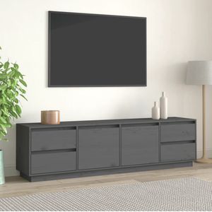 vidaXL-Tv-meubel-176x37x47,5-cm-massief-grenenhout-grijs