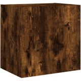 vidaXL Tv-wandmeubel 40,5x30x40 cm bewerkt hout gerookt eikenkleurig