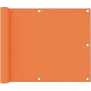 VidaXL Balkonscherm 75x500 cm - Oxford Stof - Oranje
