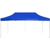 vidaXL Partytent professioneel inklapbaar 6x3 m aluminium blauw