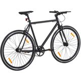 vidaXL Fiets met vaste versnelling 700 c 51 cm zwart