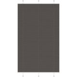 vidaXL Plissé rolgordijn 120x200cm stofbreedte 119,4cm polyester zwart
