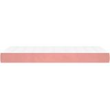 vidaXL-Pocketveringmatras-90x200x20-cm-fluweel-roze