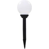 vidaXL Solarlampen 6 st LED rond 20 cm RGB