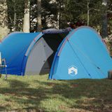 vidaXL Tent 4-persoons waterdicht blauw