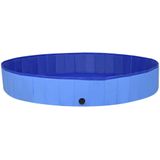 vidaXL Hondenzwembad inklapbaar 200x30 cm PVC blauw