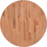 vidaXL Tafelblad rond Ø60x1,5 cm massief beukenhout