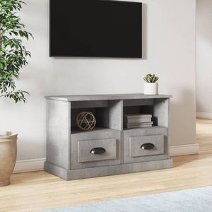 vidaXL-Tv-meubel-80x35x50-cm-bewerkt-hout-betongrijs
