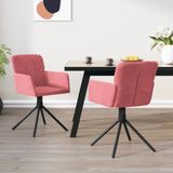 vidaXL-Eetkamerstoelen-draaibaar-2-st-fluweel-roze