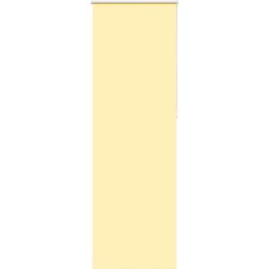 vidaXL Rolgordijn 65x230 cm verduisterend stofbreedte 60,7cm geel