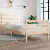 vidaXL Bedframe massief grenenhout 100x200 cm