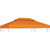 VidaXL Vervangend Tentdoek Prieel 310 g/m² 3x4 m Oranje