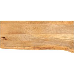 vidaXL Tafelblad met natuurlijke rand 70x20x2,5 cm massief mangohout