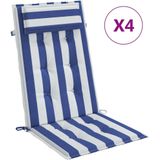 vidaXL-Stoelkussens-4-st-hoge-rug-gestreept-oxford-stof-wit-en-blauw