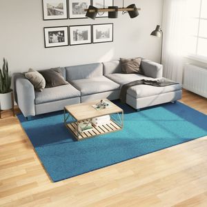 vidaXL Vloerkleed OVIEDO laagpolig 200x280 cm turquoise