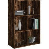 VidaXL Boekenkast/Dressoir 66x30x98 cm - Bewerkt Hout - Gerookt Eikenkleur