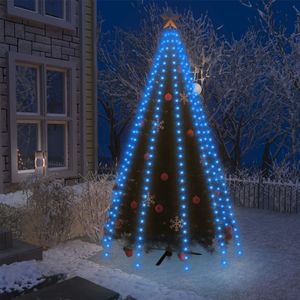 vidaXL Kerstboomverlichting met 300 LED's blauw net 300 cm