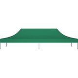 vidaXL Partytentdak 270 g/m² 6x3 m groen