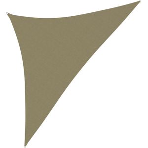 vidaXL Zonnescherm driehoekig 4x4x5,8 m oxford stof beige