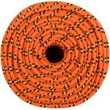 vidaXL Boottouw 8 mm 50 m polypropyleen oranje
