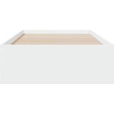 vidaXL Bedframe met lades bewerkt hout wit 90x190 cm