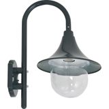 vidaXL Tuin wandlamp E27 42 cm aluminium donkergroen