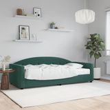 vidaXL-Slaapbank-met-matras-90x200-cm-fluweel-donkergroen