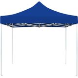 vidaXL Partytent professioneel inklapbaar 3x3 m aluminium blauw