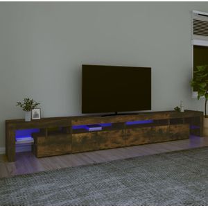 VidaXL TV-meubel met LED-verlichting - 290x36,5x40 cm - Gerookt