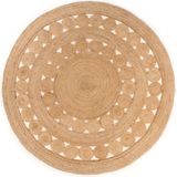 VidaXL-Tapijt-met-ontwerp-rond-240-cm-gevlochten-jute