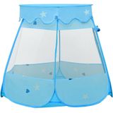 vidaXL Kinderspeeltent met 250 ballen 102x102x82 cm blauw