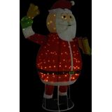 vidaXL Kerstman decoratief LED 180 cm luxe stof