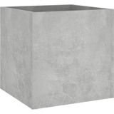 vidaXL Plantenbak 40x40x40 cm bewerkt hout betongrijs