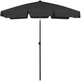 VidaXL Strandparasol 180x120 cm Zwart 