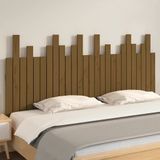 VidaXL Hoofdbord Wandmontage 166x3x80 cm Grenenhout Honingbruin